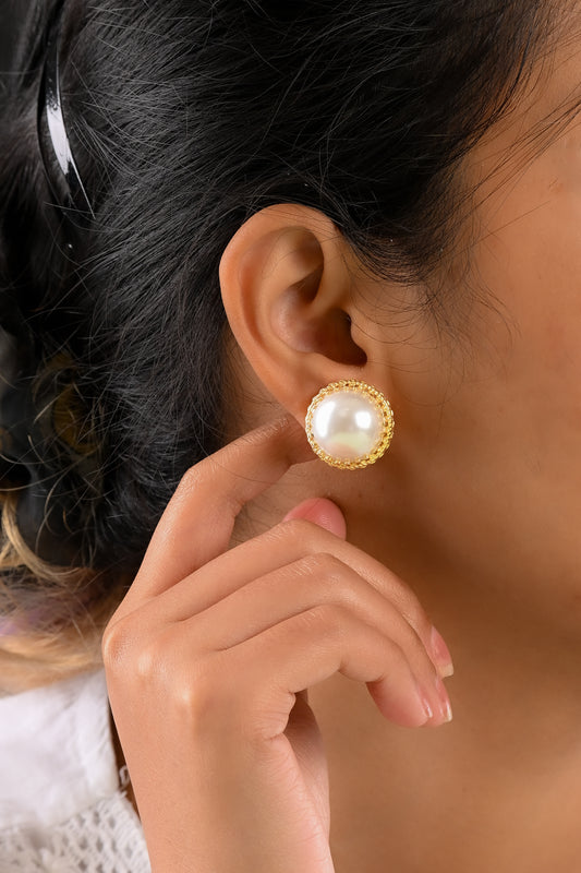 Victorian Pearl Studs