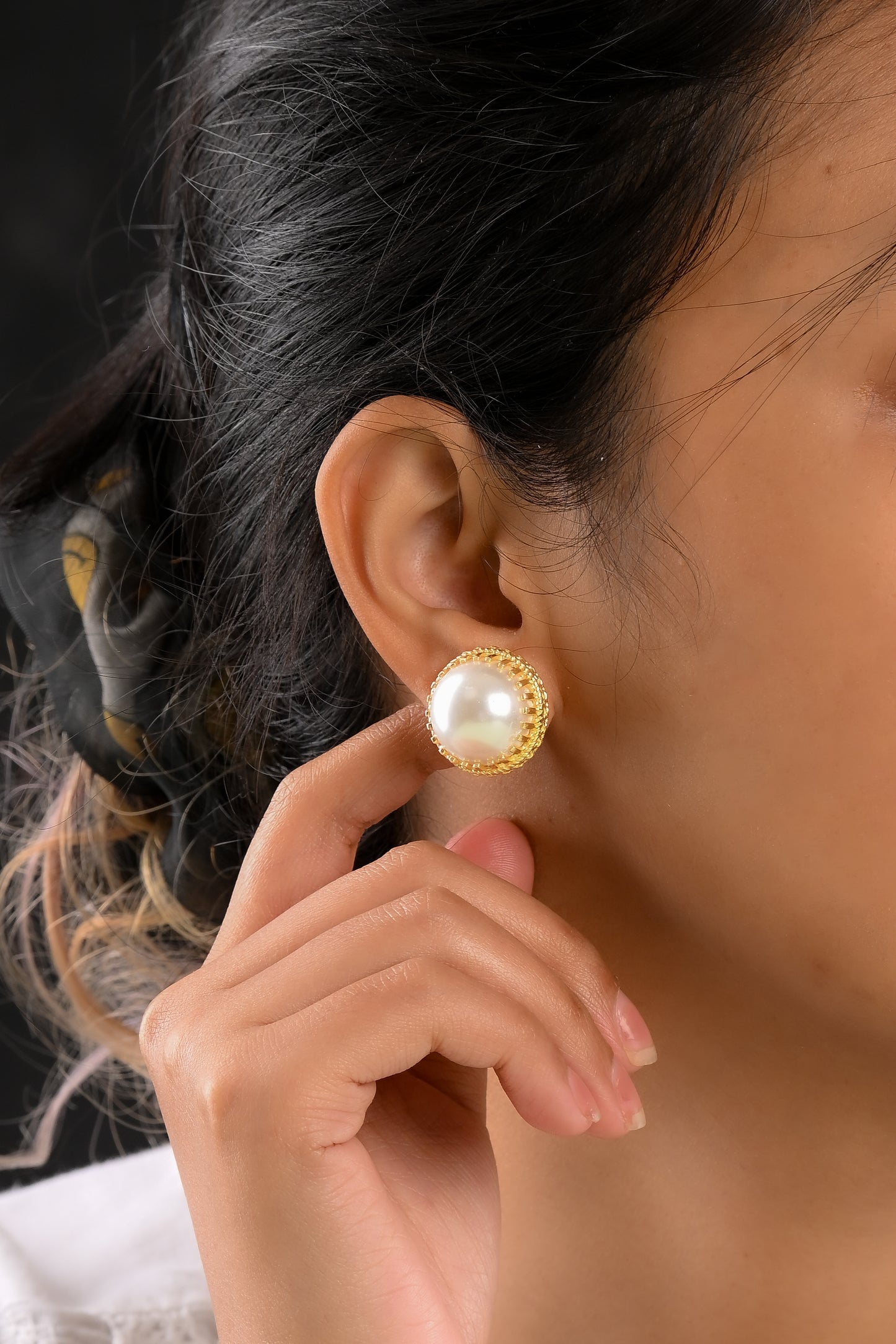 Victorian Pearl Studs