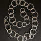 Silver Linked Hoops Necklace