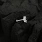 Blue Star CZ Silver Nose Pin