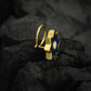 Stellar Gold Plated Silver Nose Pin