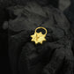 Stellar Gold Plated Silver Nose Pin