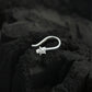 Silver Little Star Clip On Nose Pin