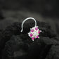 Shimmering Star Silver Nose Pin