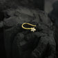 Gold Plated Silver Little Star Clip on Nose pin