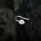 Infinity Mystique Gold Plated Silver Nose Pin