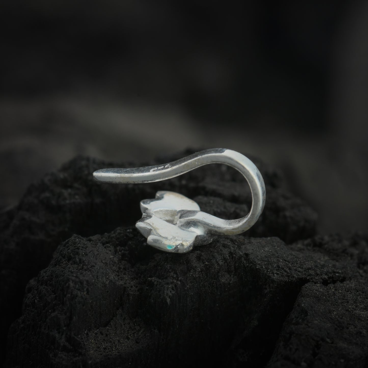 Neel Kamal Silver Clip on Nose Pin