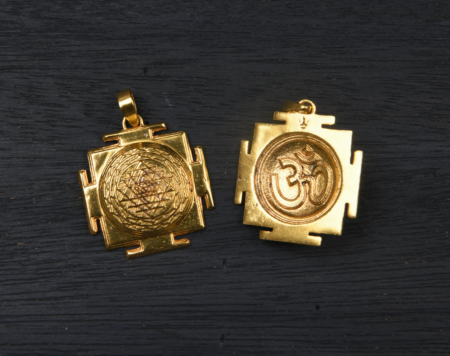 Sri Yantra Gold Plated Pendant