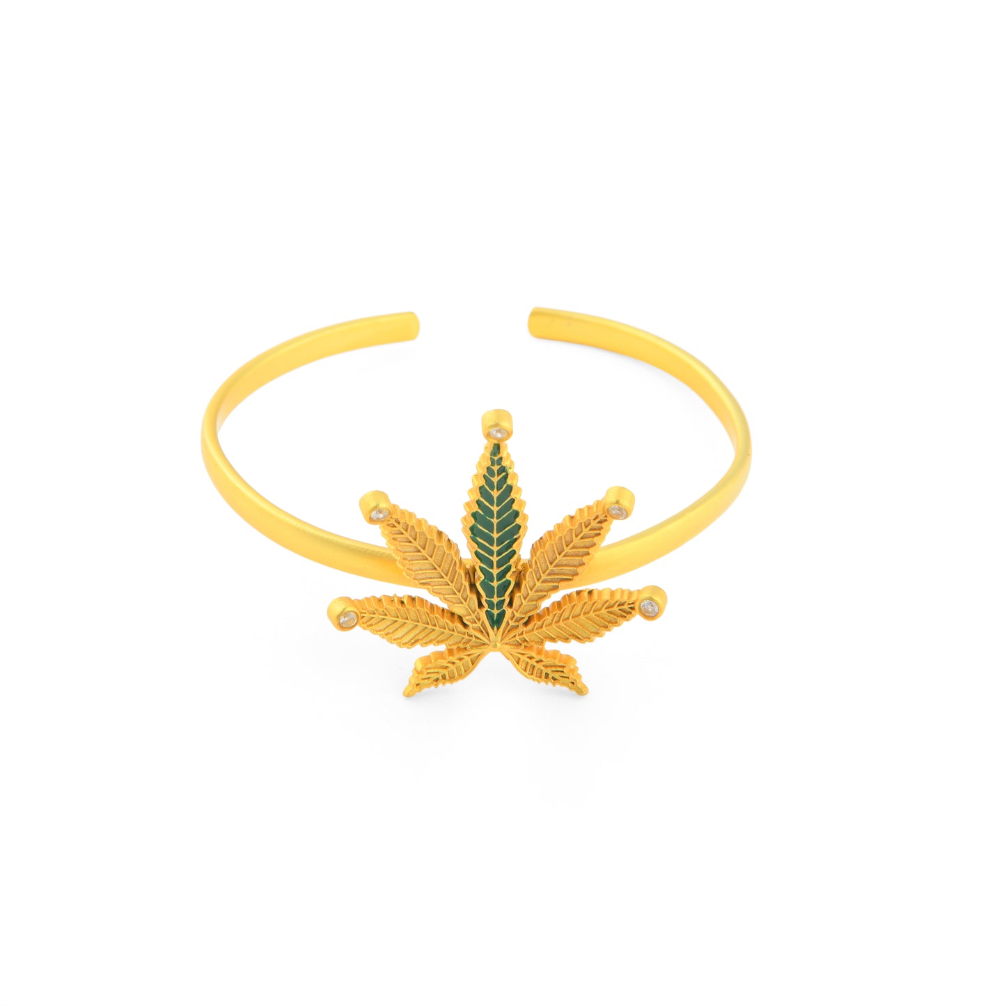 Corbett Canabis Cuff Bracelet