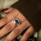 'I Visualise'- Third Eye Chakra Silver Lapis Lazuli Ring