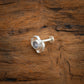 Third Eye Chakra Silver Nose Pin