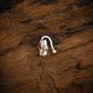 Sacral Chakra Silver Nose Pin With Carnelian