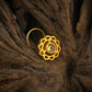 Swadhisthana(Sacral) Chakra Gold Plated Silver Nose Pin