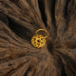 Anahat(Heart) Chakra Gold Plated Silver Nose Pin
