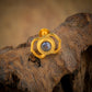 Third Eye Chakra Gold Plated Silver Nose Pin