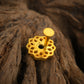 Crown Chakra Gold Plated Silver Nose Pin