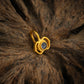 Third Eye Chakra Gold Plated Silver Nose Pin