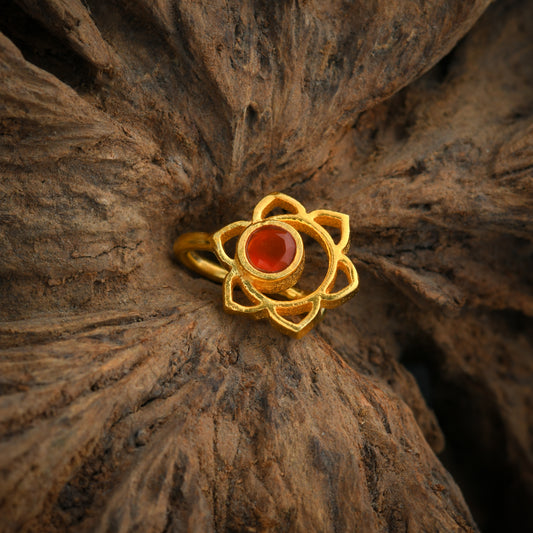 Swadhishthana(Sacral) Chakra Silver Nose Pin