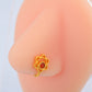 Swadhishthana(Sacral) Chakra Silver Nose Pin