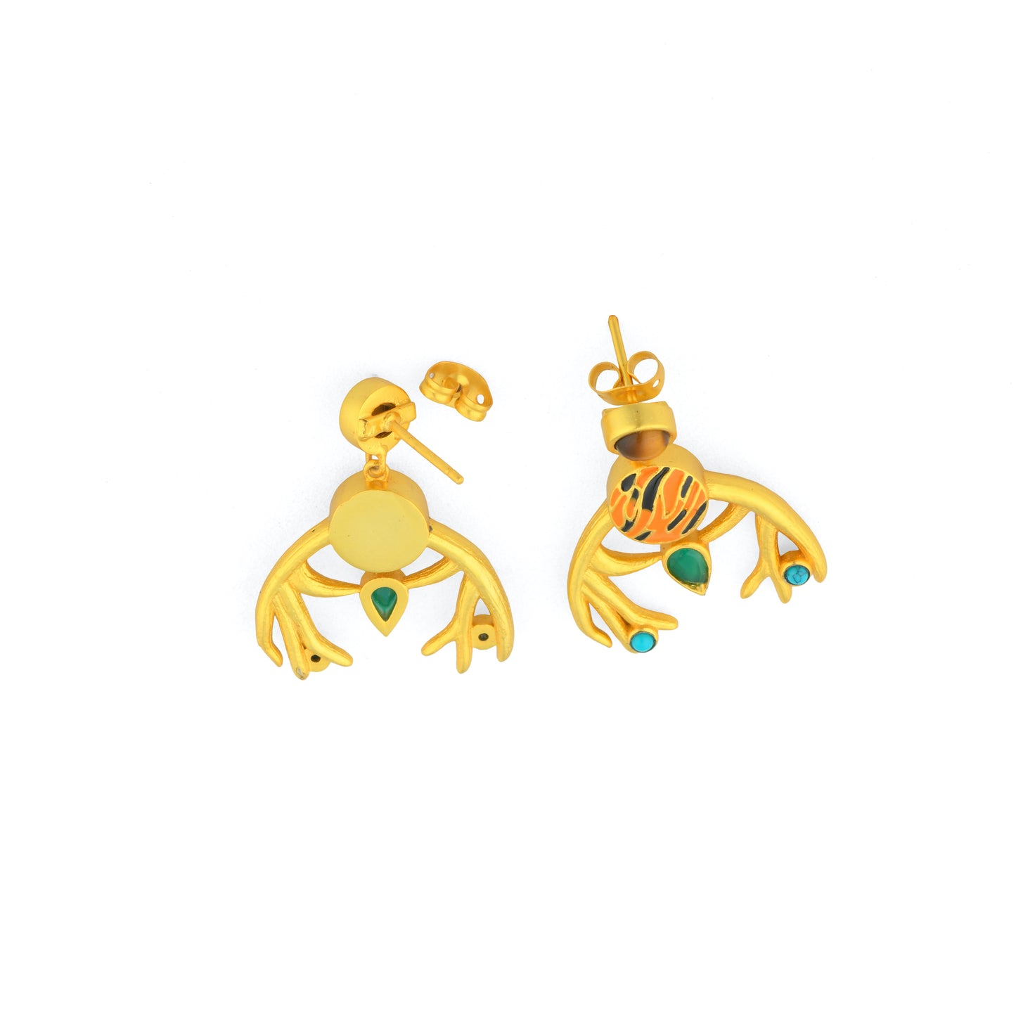 Corbett Tiger Eco System Earrings