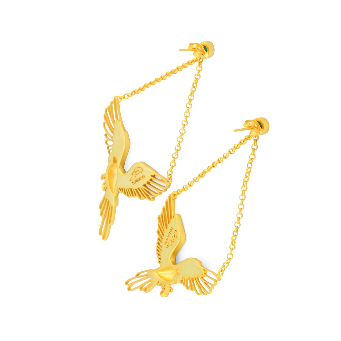 Corbett Plum Head Parrot Danglers