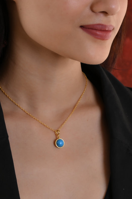 Vishuddhi Chakra Charm Necklace