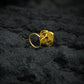 Root Chakra Gold Plated Silver Nose Pin