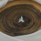"Adonis Blue" Silver Enamelled Nose pin