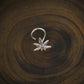 "Cannabis The Weed" Silver Nose Pin