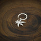 "Cannabis The Weed" Silver Nose Pin