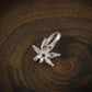 "Cannabis The Weed" Silver Nose Pin