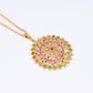 Heera Panna Pendant Necklace