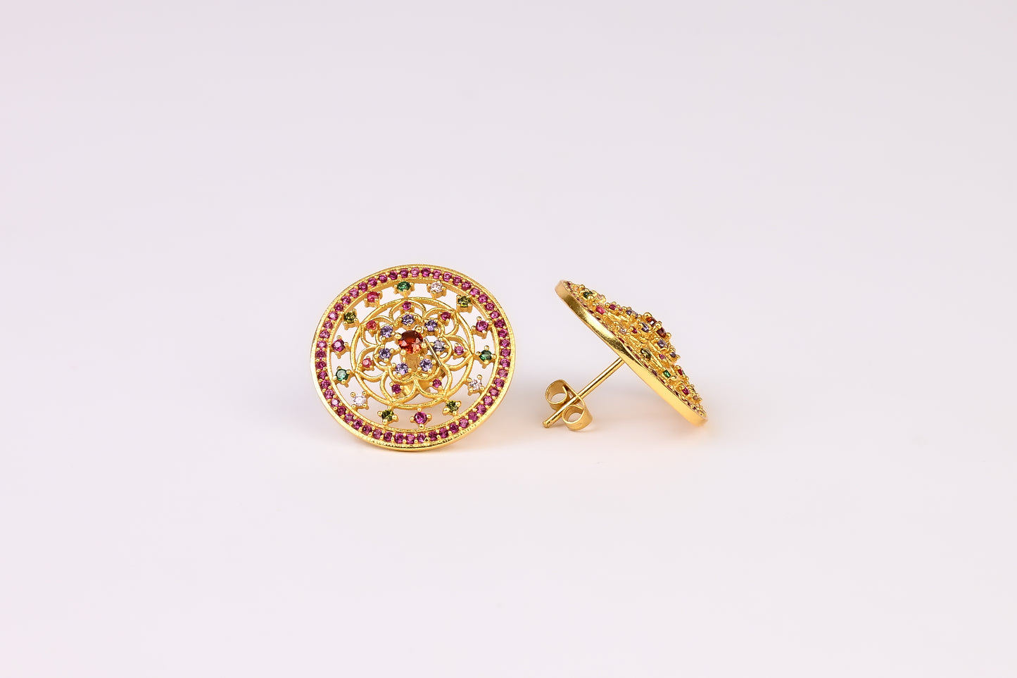 Heera Panna Studs