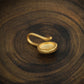 "Corbett Tigress" Gold Plated Silver Enamelled Nose pin