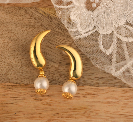 Golden Raindrop Earrings