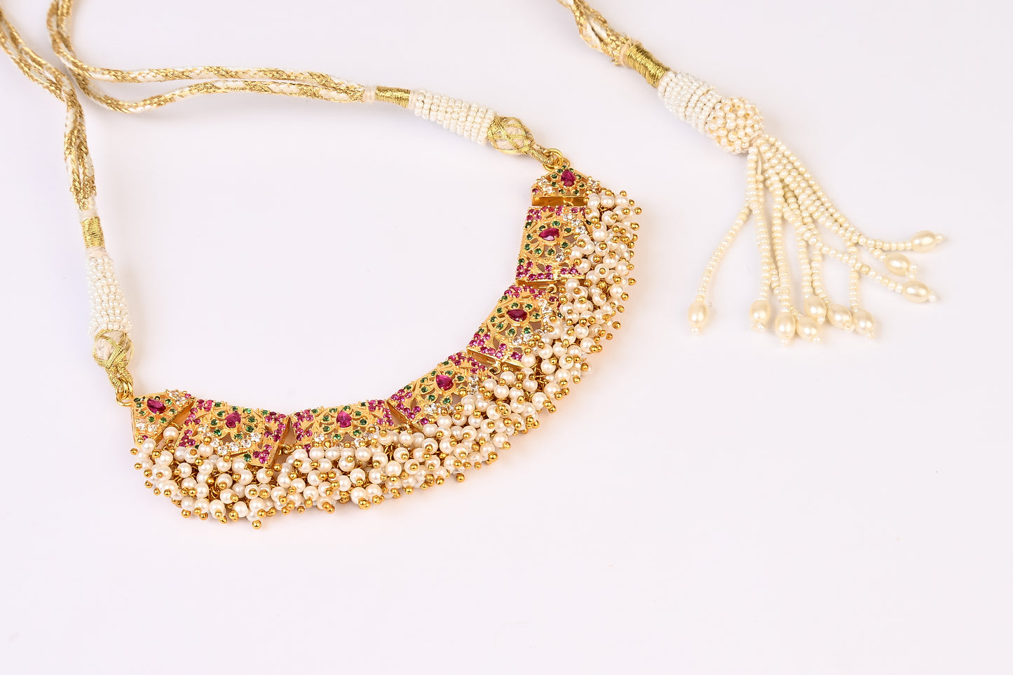 Heera Panna Exclusive  Jadau Choker Set