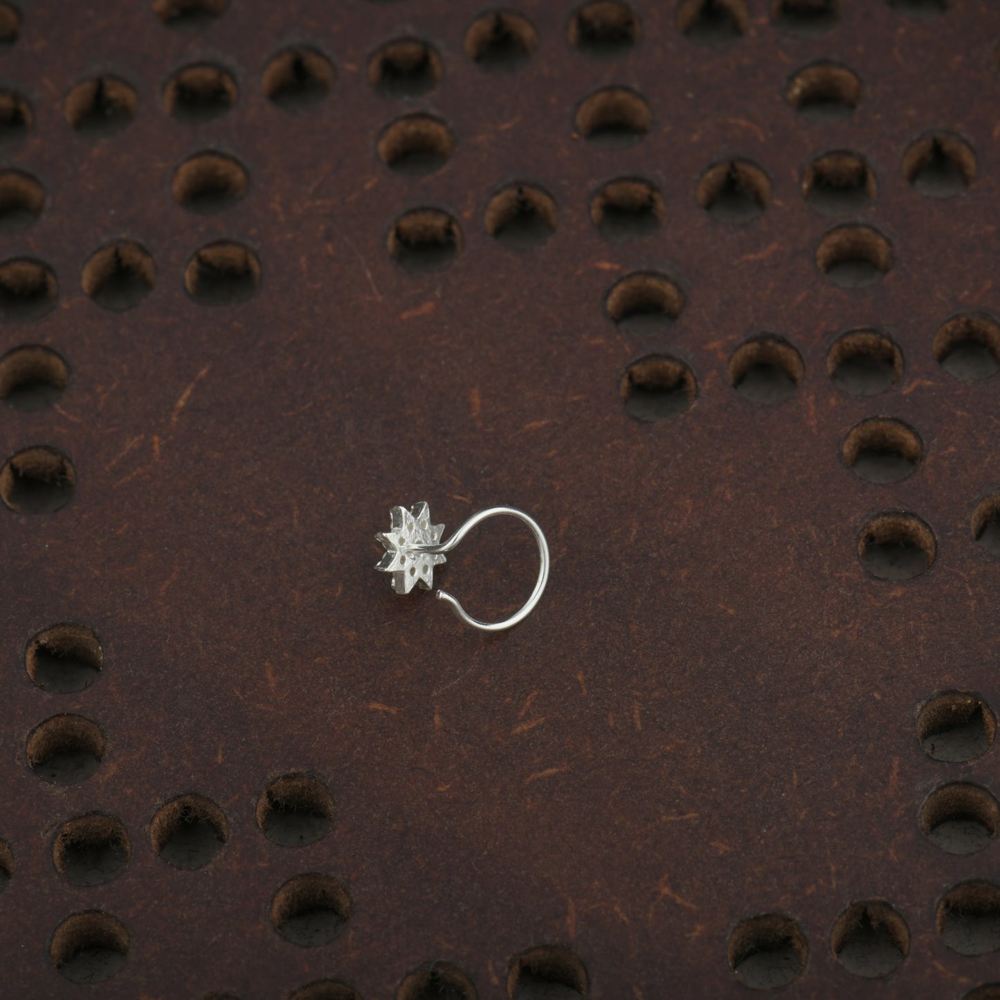 Twinkle Star Silver Nose Pin