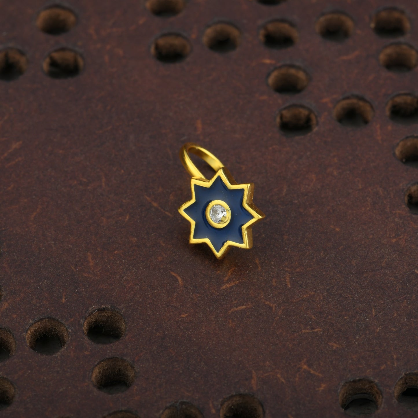 Stellar Gold Plated Silver Nose Pin