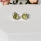 Peridot Silver Studs