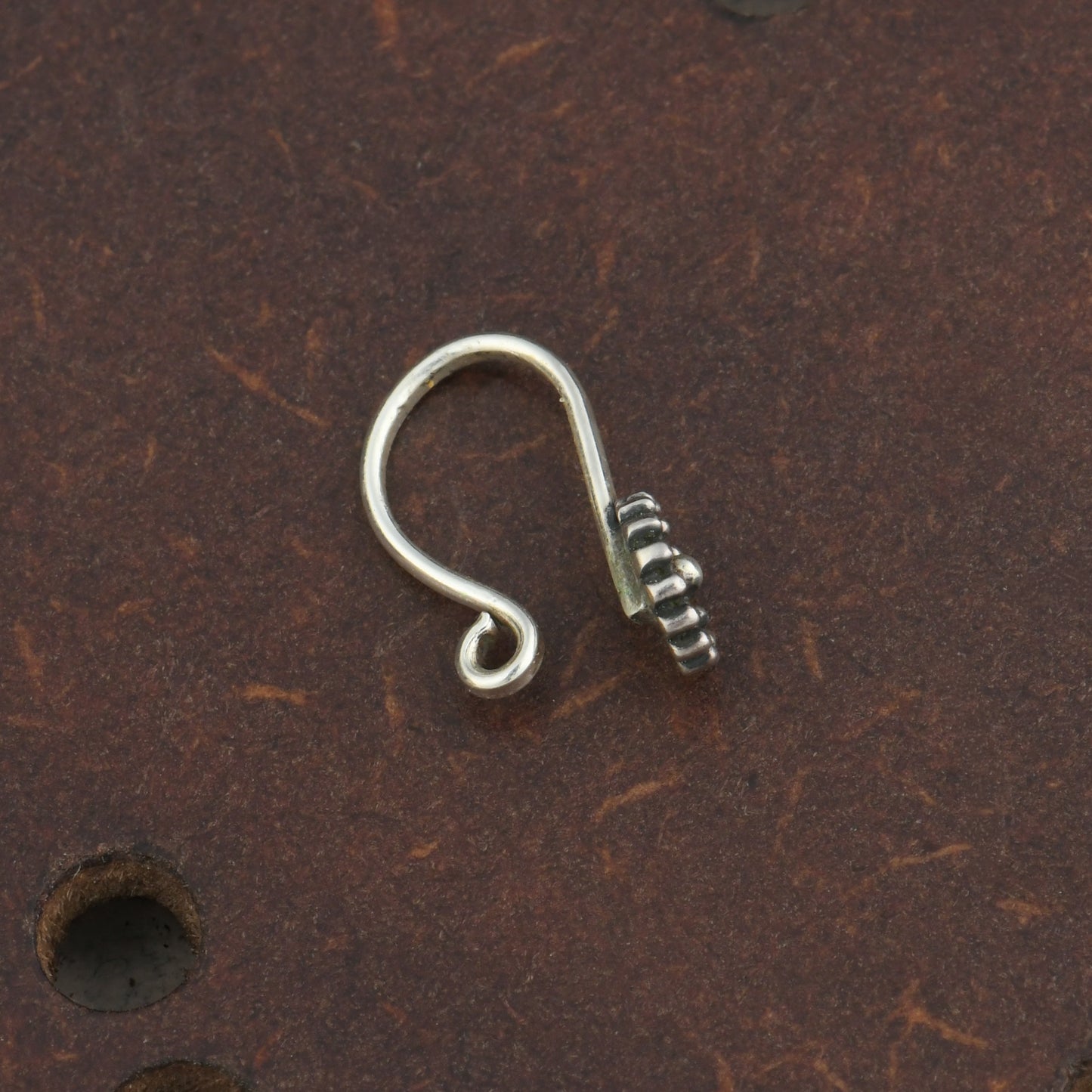Silver Rava Nose Pin