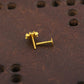 Gold Plated Twinkle Star Clip On Nose Pin