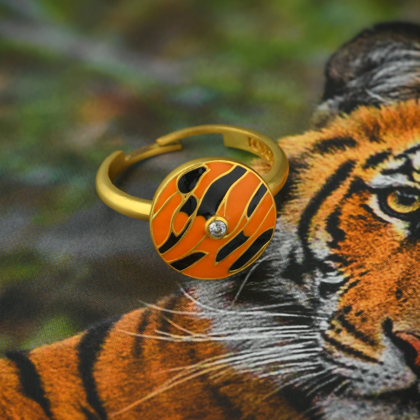 Corbett Romeo Tiger Stripes Ring