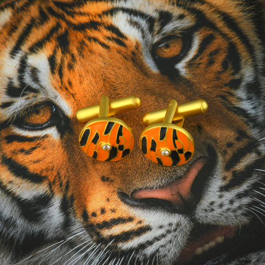 Corbett Romeo Tiger Cuff Links