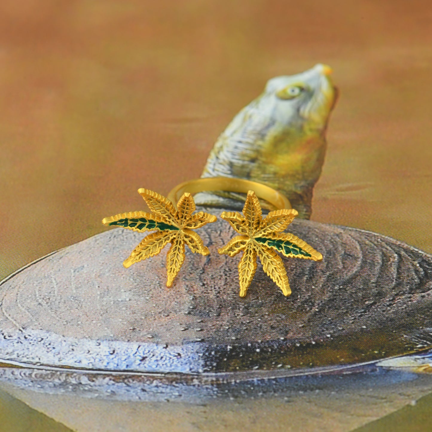 Corbett Canabis Duet Ring