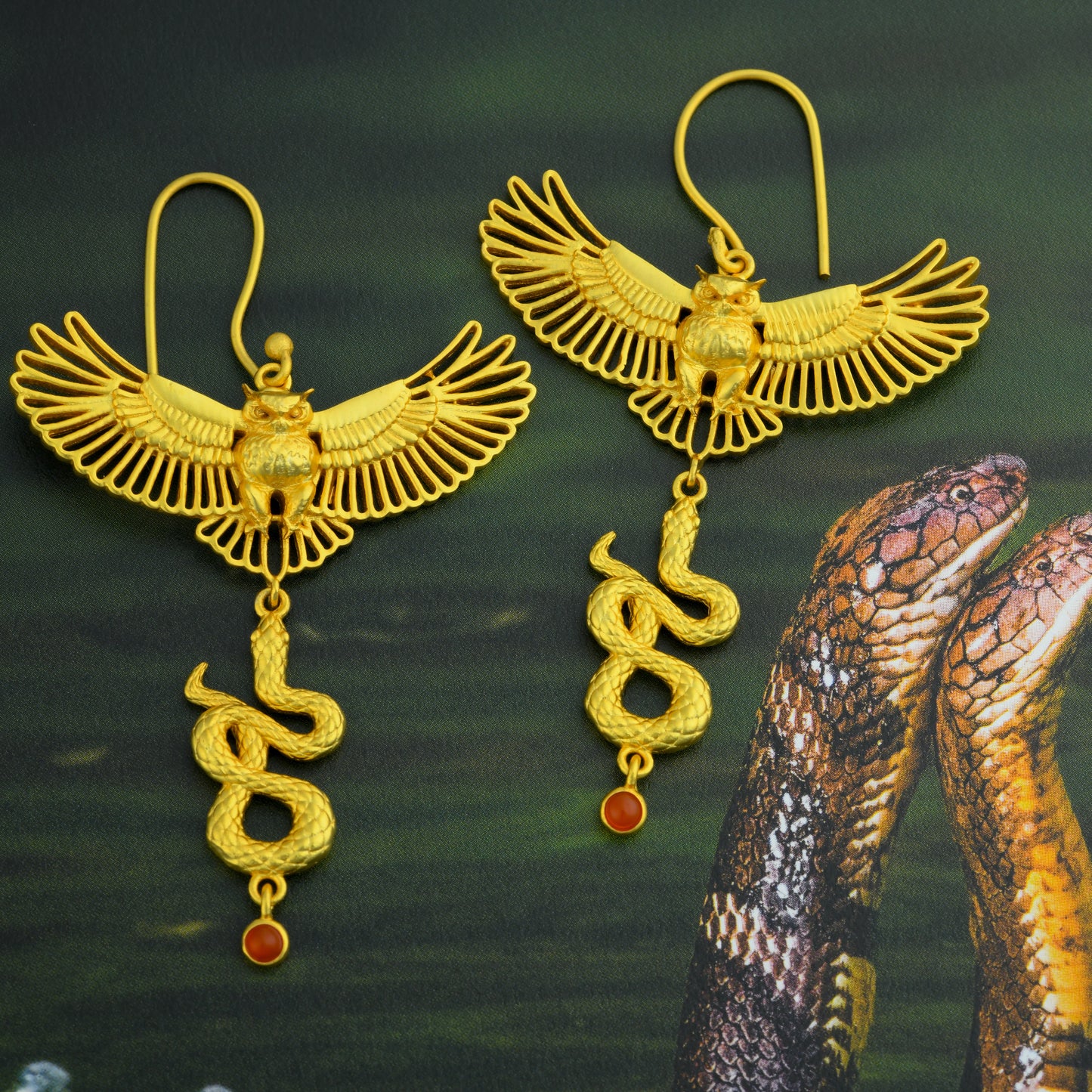 Corbett Eagle Owl Earrings