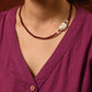 Baroque Pearl and Rubies Necklace Set