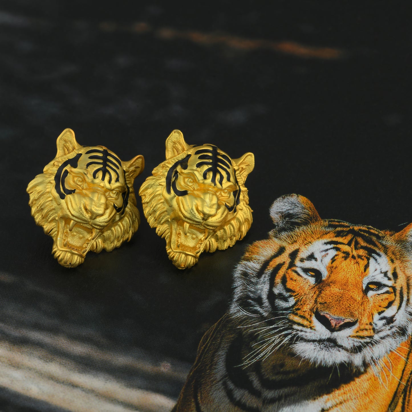Corbett Romeo Tiger Studs
