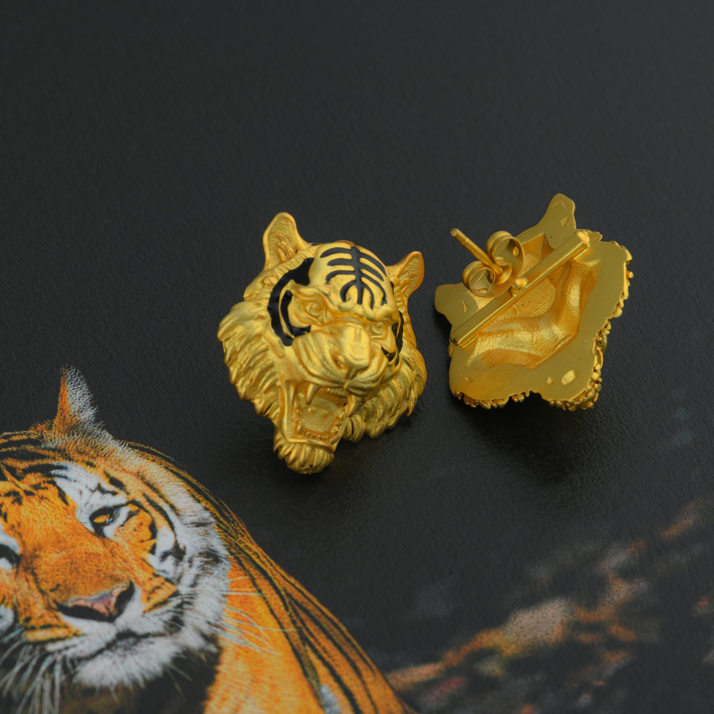 Corbett Romeo Tiger Studs