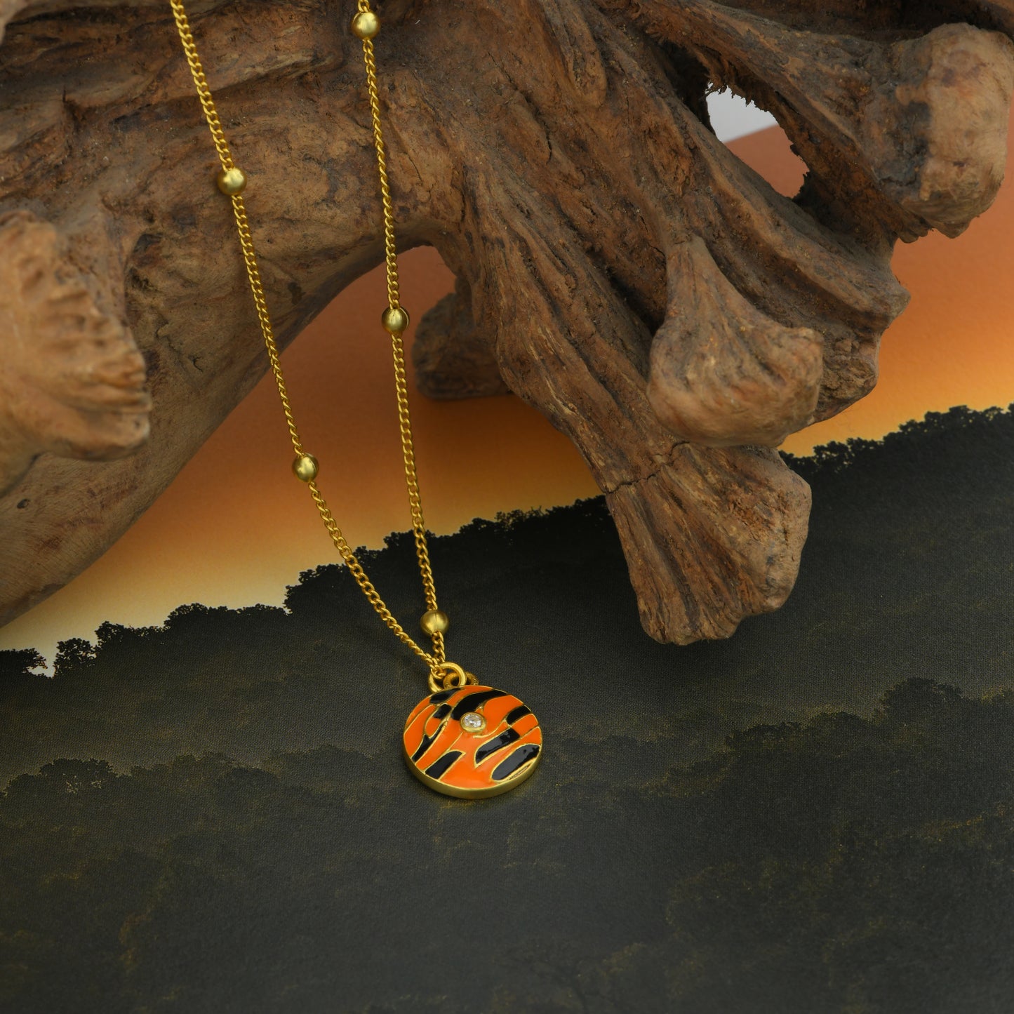 Corbet Romeo Tiger Stripes Necklace