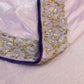 Lavender Élan Zardozi Hand embroidered Saree